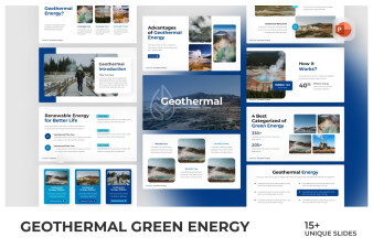Geothermal Green Energy  PowerPoint Template